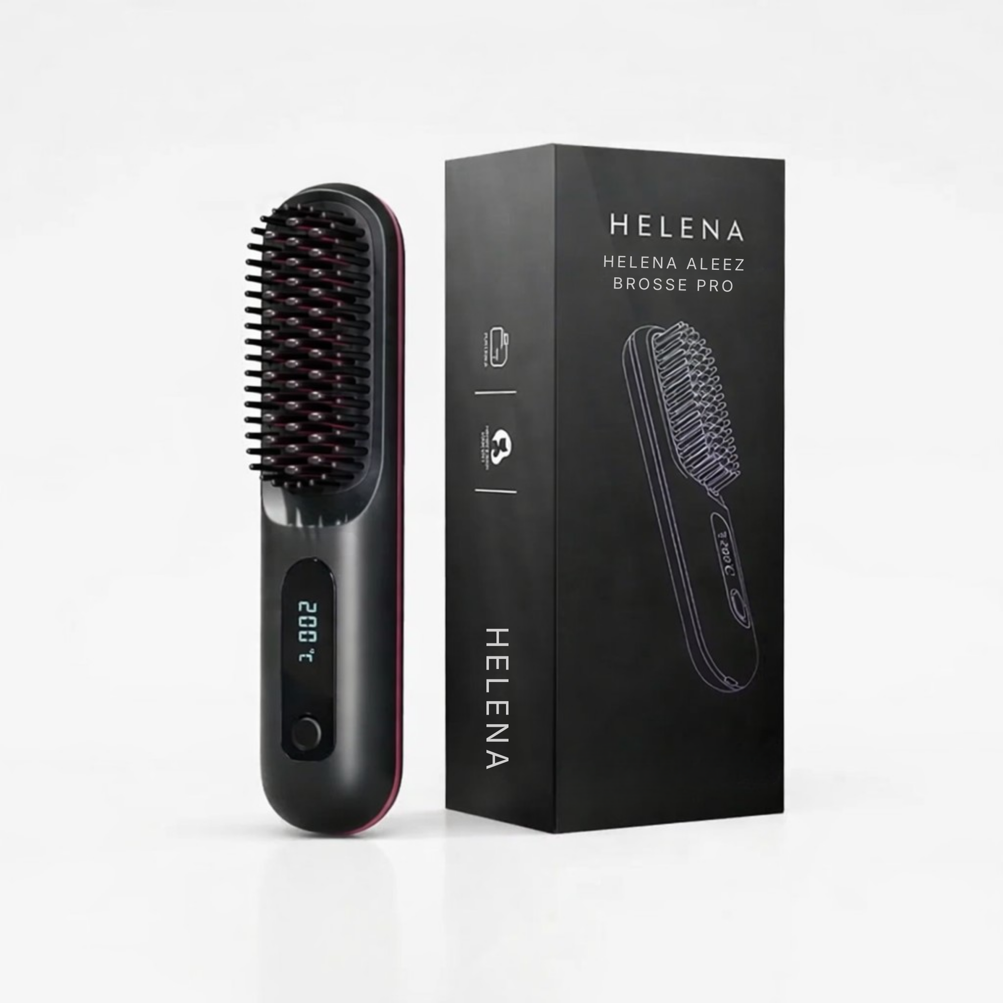 Helena - Brosse Lissante Portable