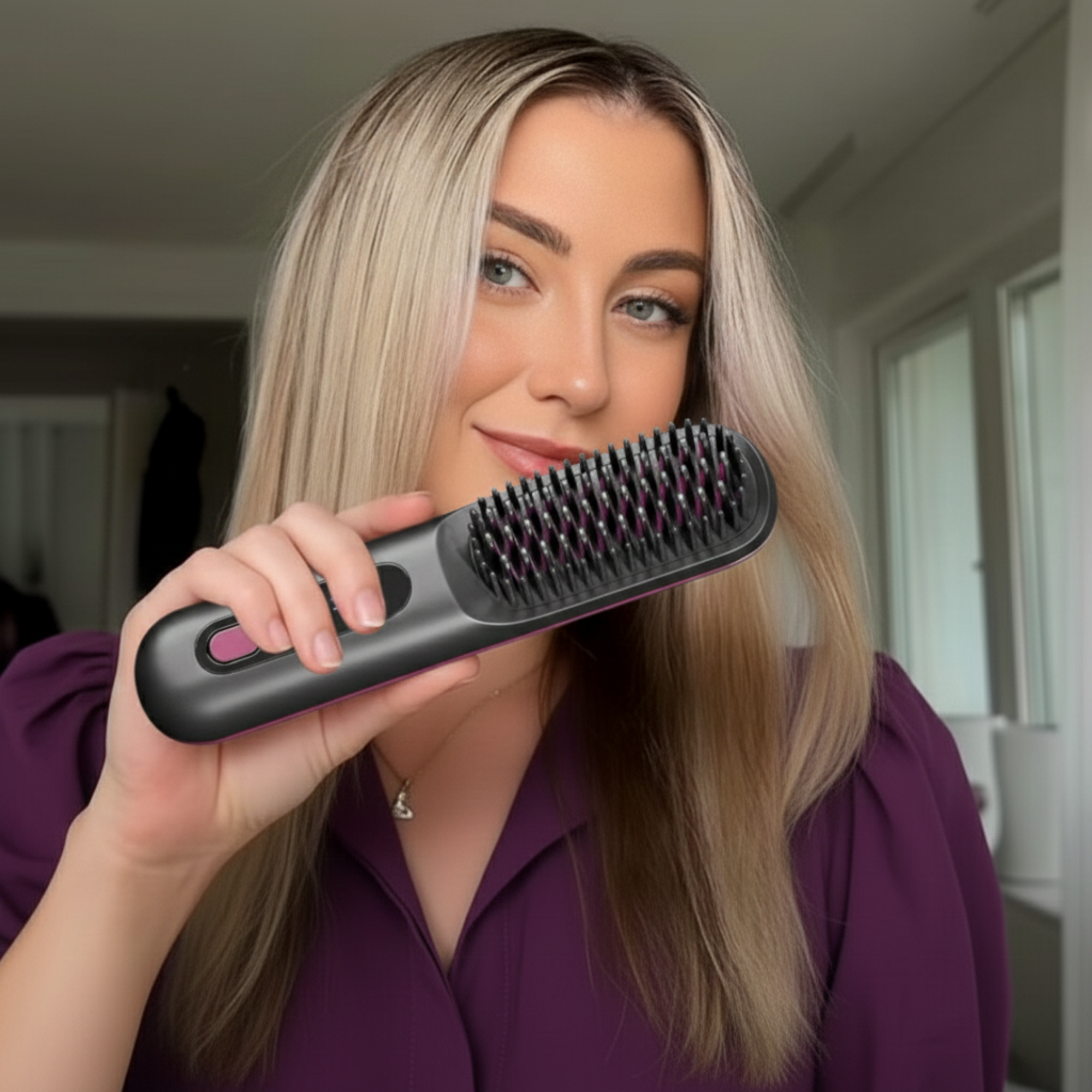 Helena -  Brosse Lissante Portable